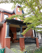 Many of Trinity Bellwoods Victorian houses have elaborate trim and are excellent examples of workmanship of the era