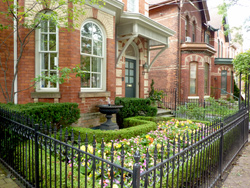 Typical Victorian homes in the Annex