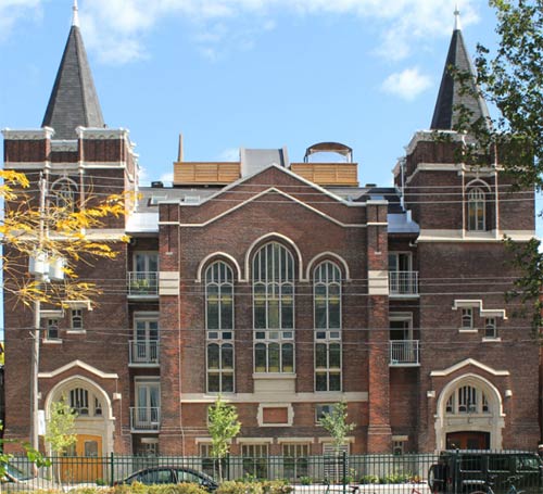 701 Dovercourt Rd., Toronto, a church conversion into 28 hard lofts