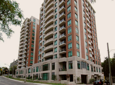 Domain Condos, Toronto - midtown condo building overlooking Belt Line