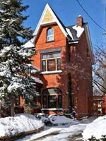 Roncesvalles Village has some large detached houses, many attractively renovated
