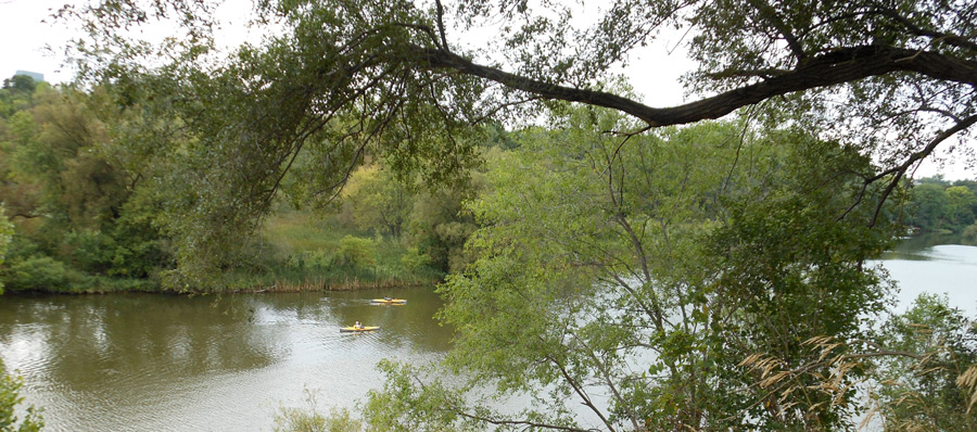 Humber River flows at the west edge of Brule Gardens enclave, providing a tranquil and relaxing views for many of the area residences.