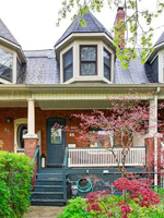 Row houses in Roncesvalles Village range from tiny Victorian on 12 feet lots, through two-storey Edwardian to large three-storey Victorian