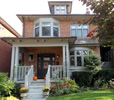 Two and a half storey detached house is larger than a typical Bloor West Village residence