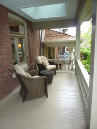 Front porch in Toronto Beaches