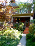 Two-storey single family homes are prevalent in Roncesvalles Village